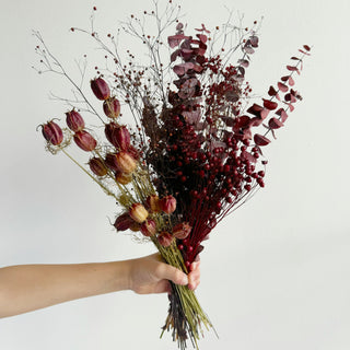 fall dried flower bouquets