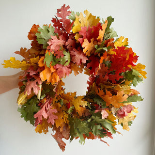 fall dried wreath