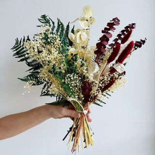 classic holiday dried flower wraps