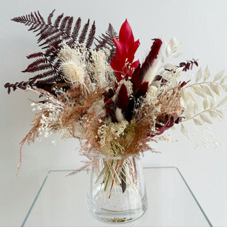 holiday dried flower large accent table arrangements