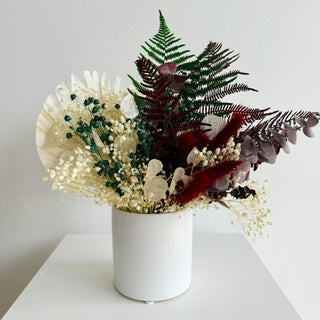 holiday dried flower large accent table arrangements