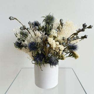 holiday dried flower large accent table arrangements