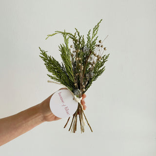 classic holiday dried flower wraps