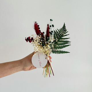 classic holiday dried flower wraps