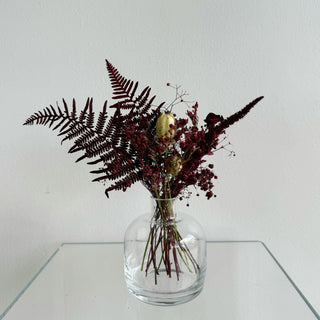 holiday dried flower small accent table arrangements