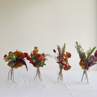 thanksgiving dried flower bud vases - houseoflilac