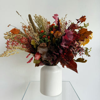 large dried flower arrangement - houseoflilac