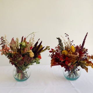 thanksgiving dried flower small flower arrangements - houseoflilac