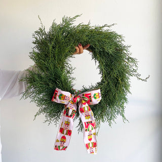 fresh evergreen holiday wreaths (for pre - order; available Nov 12) - houseoflilac