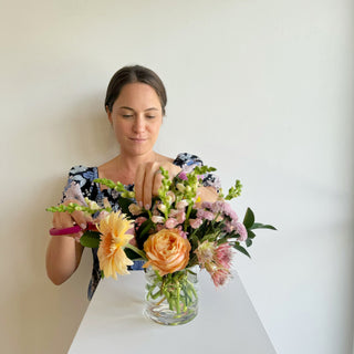 diy flower subscription with vase - houseoflilac