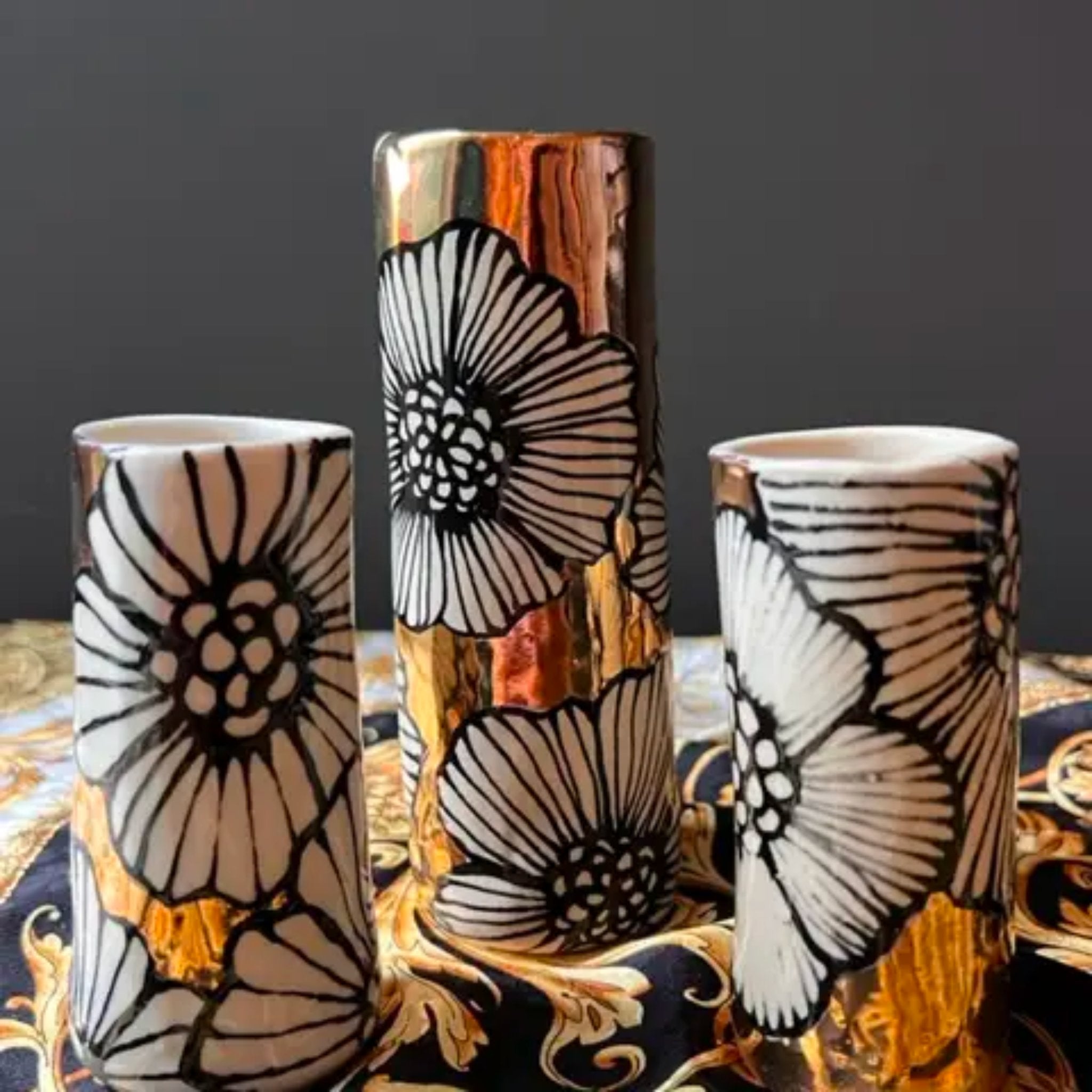 Ceramic Flower Vase LH 8-6 - Lakshmis Home Style