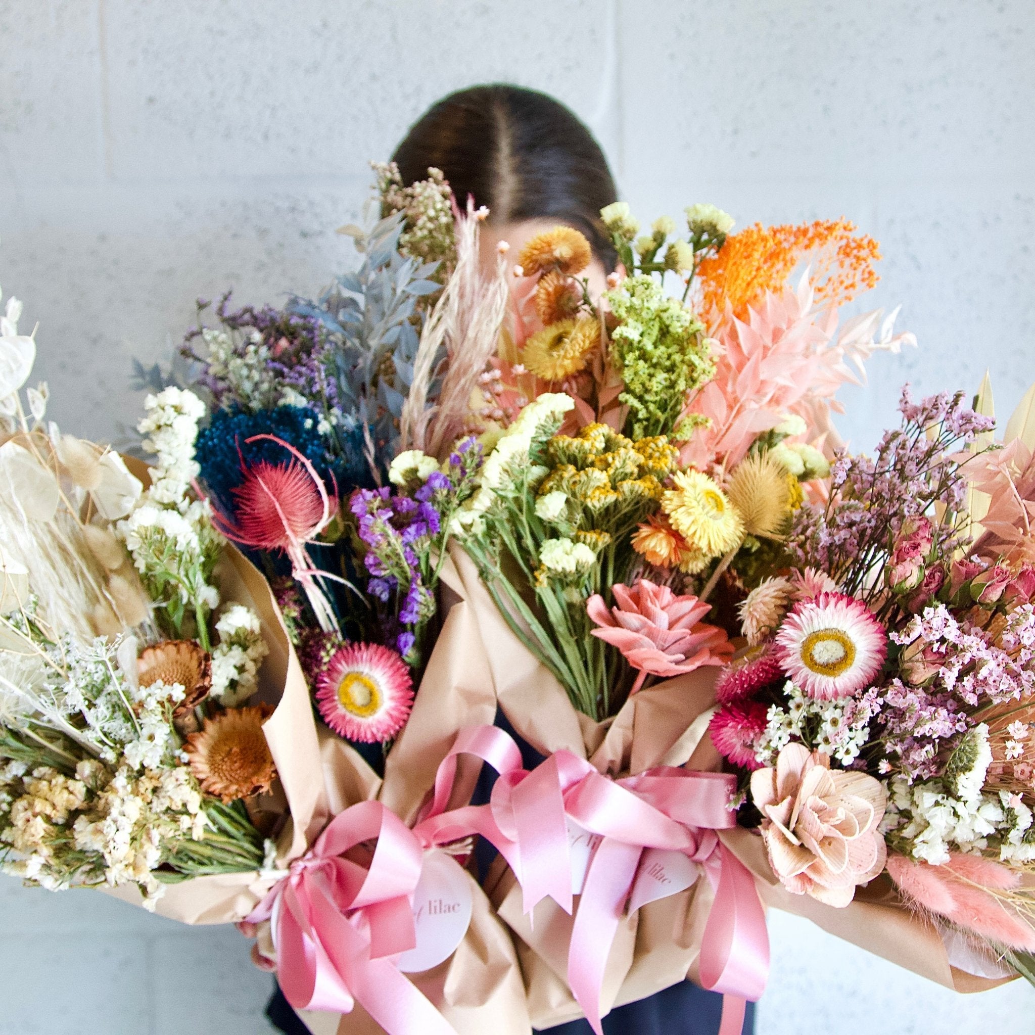 petit dried flower bouquet wrap – houseoflilac